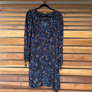 Maeve Blue Patterned Dress